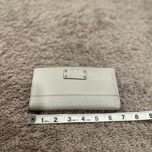 Gray Leather Kate Spade Wallet